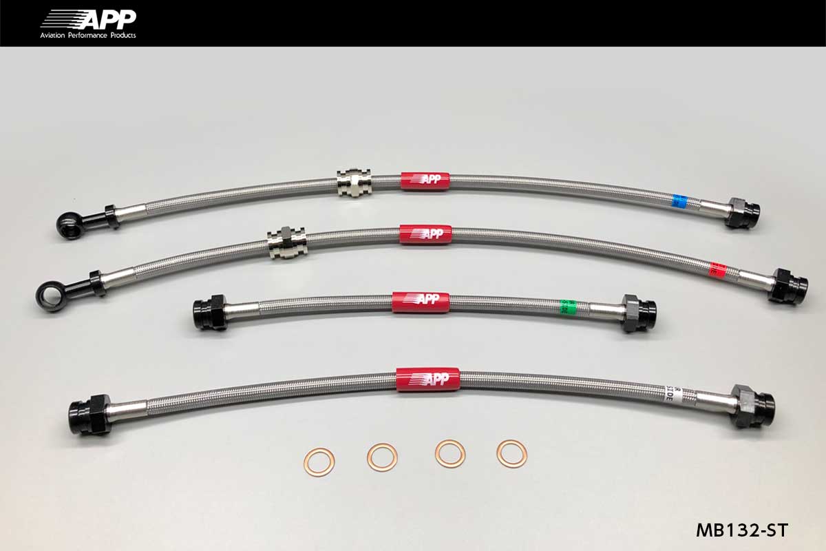 APP BRAKE LINE SYSTEM STEEL FITTING FOR MITSUBISHI EK SPORTS EK WAGON H81W H82W MB132-ST