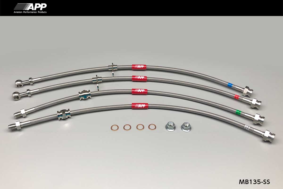 APP BRAKE LINE SYSTEM STAINLESS FITTING FOR MITSUBISHI COLT (COLT) Z27AG MB135-SS