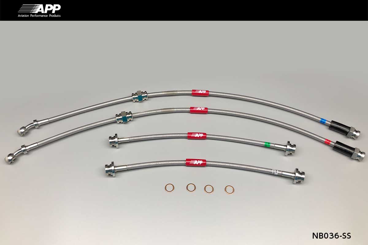APP BRAKE LINE SYSTEM STAINLESS FITTING FOR NISSAN MARCH (MARCH) K13 NK13 NB036-SS