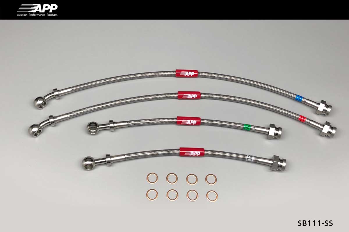 APP BRAKE LINE SYSTEM STAINLESS FITTING FOR SUZUKI CAPPUCCINO (CAPPUCCINO) EA11R EA21R SB111-SS