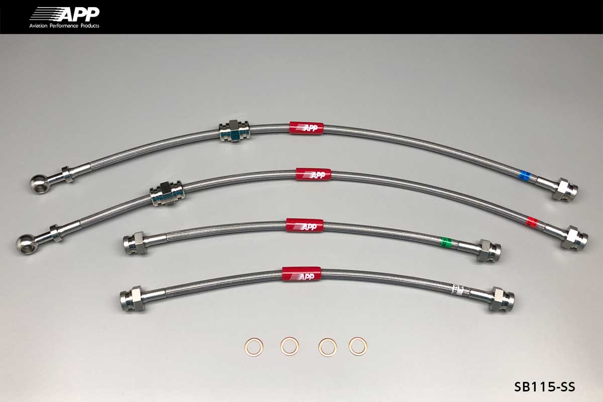 APP BRAKE LINE SYSTEM STAINLESS FITTING FOR SUZUKI ALTO HA23S HA23V SB115-SS