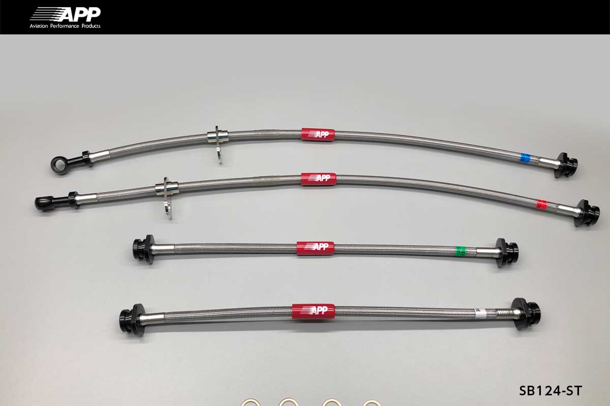 APP BRAKE LINE SYSTEM STEEL FITTING FOR SUZUKI WAGON R RR MC22S SB124-ST