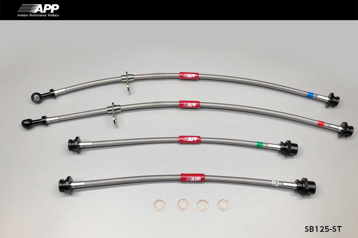 APP BRAKE LINE SYSTEM STAINLESS FITTING FOR SUZUKI ALTO HA23S HA23V SB124-SS