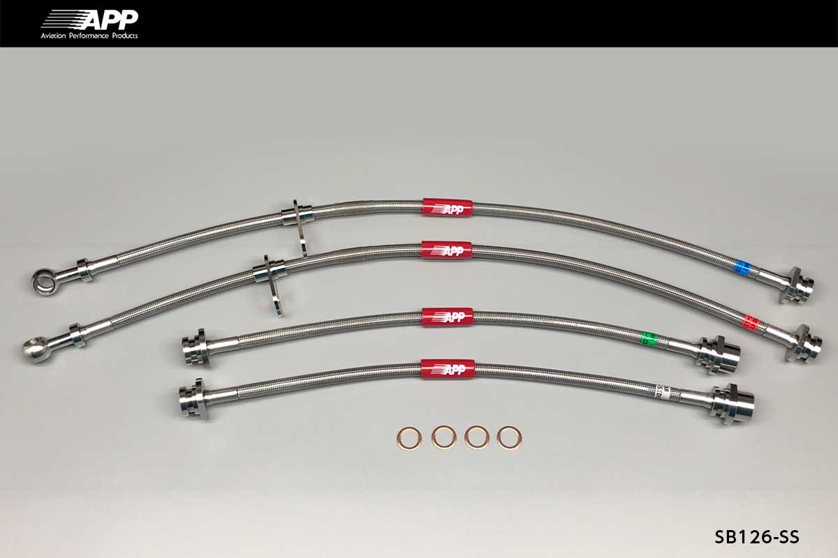 APP BRAKE LINE SYSTEM STAINLESS FITTING FOR SUZUKI ALTO LAPIN CHOCOLAT HE21S SB126-SS