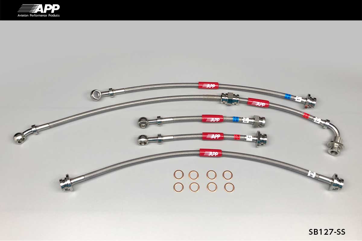 APP BRAKE LINE SYSTEM STAINLESS FITTING FOR SUZUKI JIMNY SIERRA (JIMNY SIERRA) JB23W SB127-SS