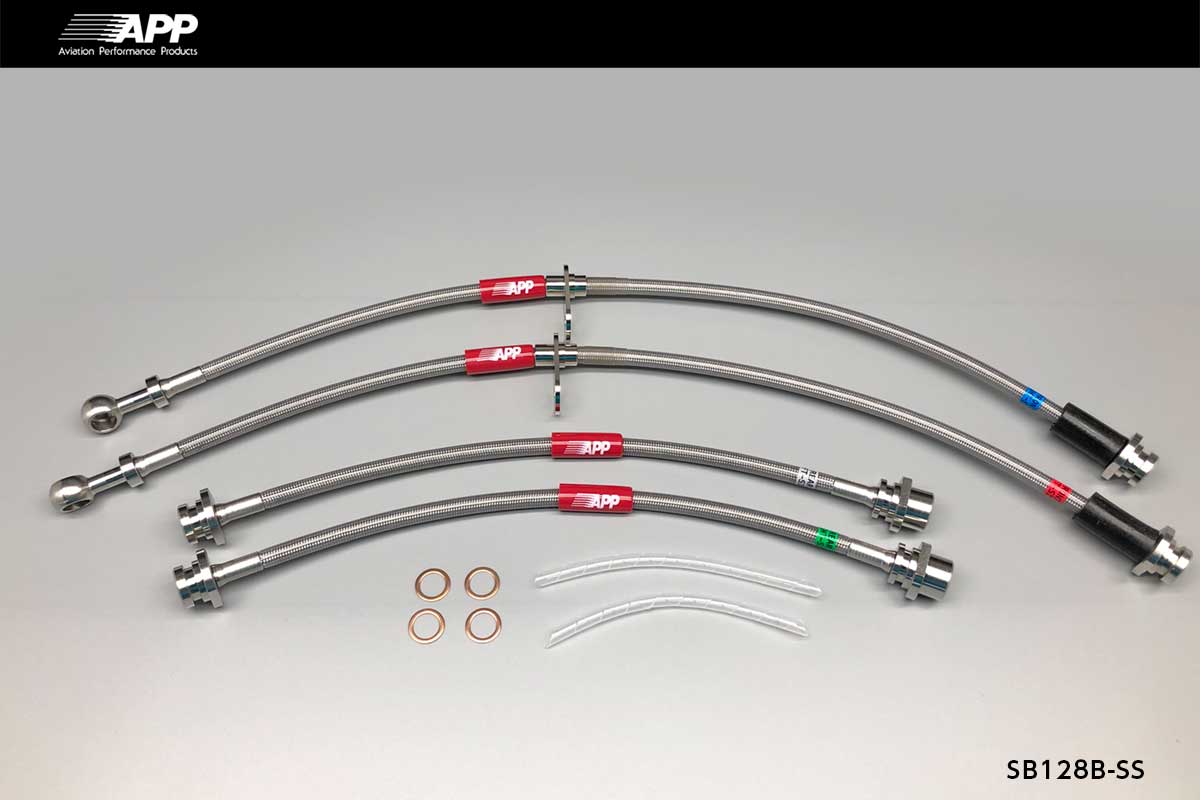APP BRAKE LINE SYSTEM STAINLESS FITTING FOR SUZUKI ALTO HA36S SB128B-SS