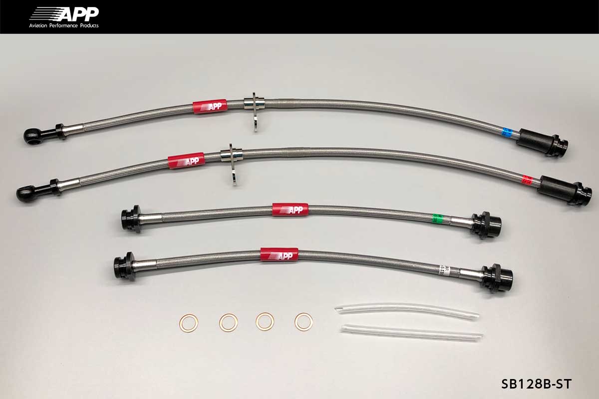 APP BRAKE LINE SYSTEM STEEL FITTING FOR SUZUKI ALTO WORKS HA36S SB128B-ST
