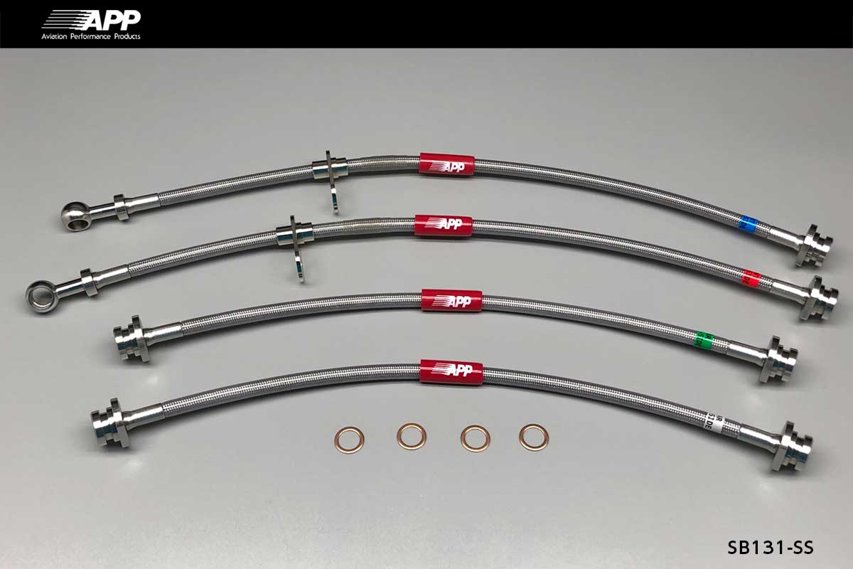 APP BRAKE LINE SYSTEM STAINLESS FITTING FOR SUZUKI EVERY WAGON DA17V DA17W SB131-SS