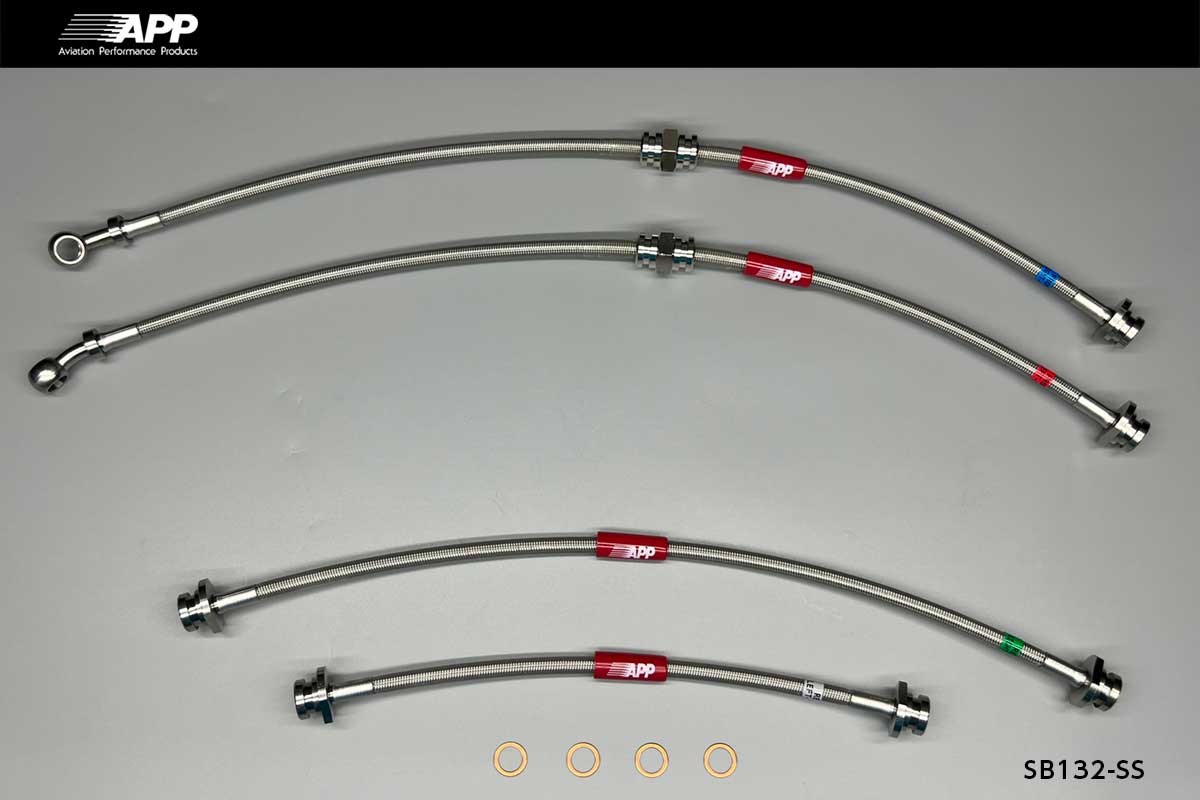 APP BRAKE LINE SYSTEM STAINLESS FITTING FOR SUZUKI JIMNY SIERRA (JIMNY SIERRA) JB64W SB132-SS