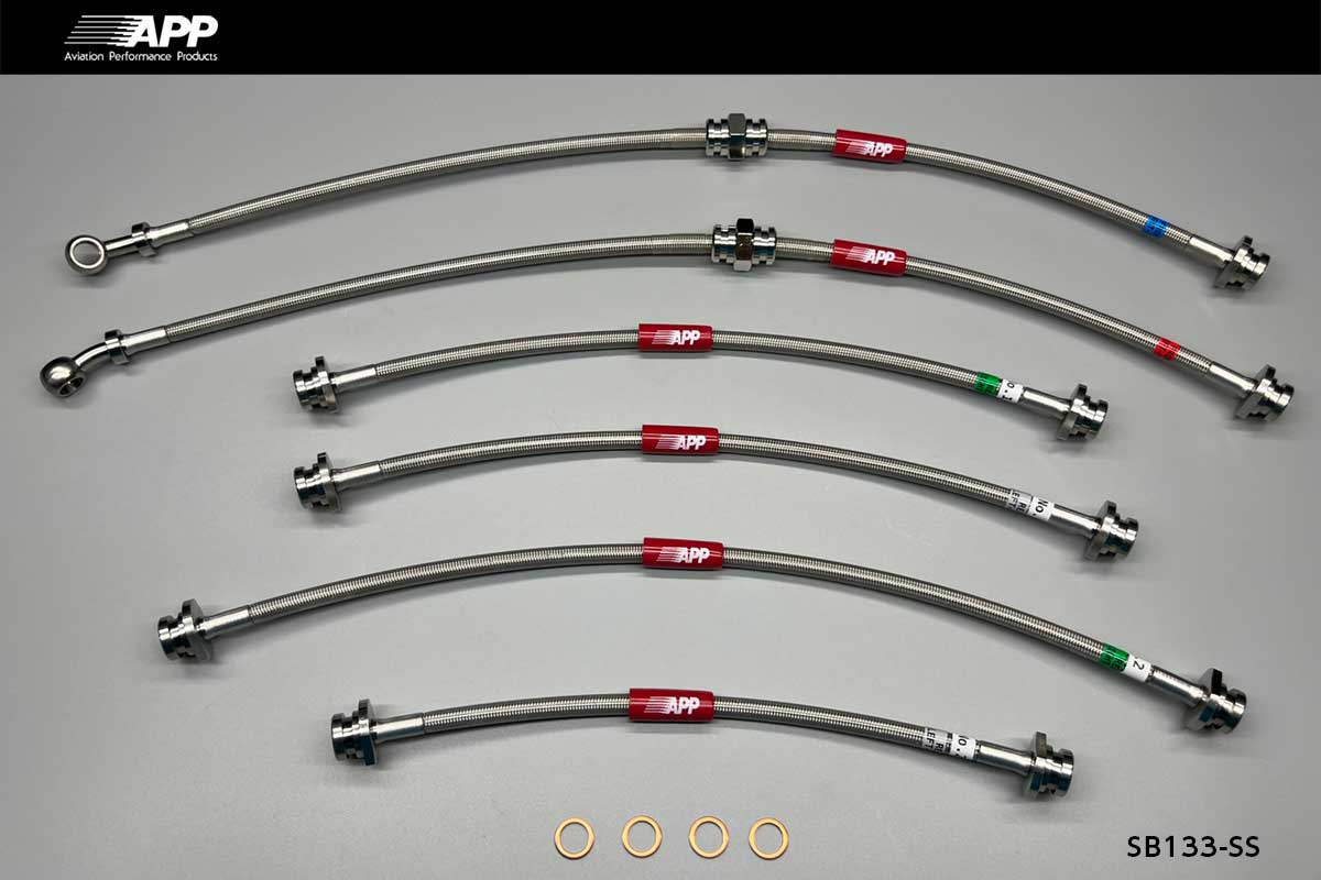 APP BRAKE LINE SYSTEM STAINLESS FITTING FOR SUZUKI JIMNY SIERRA (JIMNY SIERRA) JB64W SB133-SS