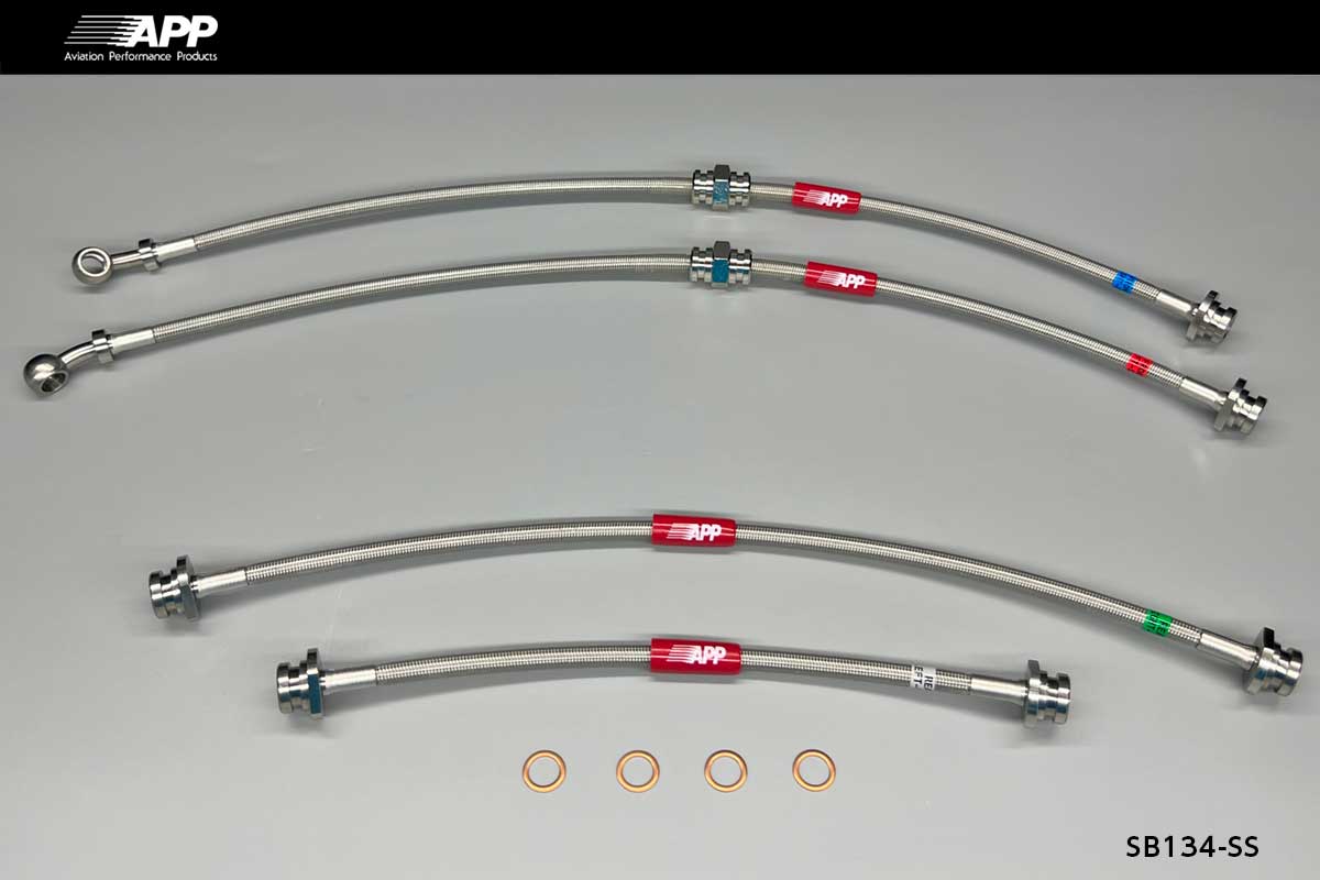 APP BRAKE LINE SYSTEM STAINLESS FITTING FOR SUZUKI JIMNY SIERRA (JIMNY SIERRA) JB74W SB134-SS