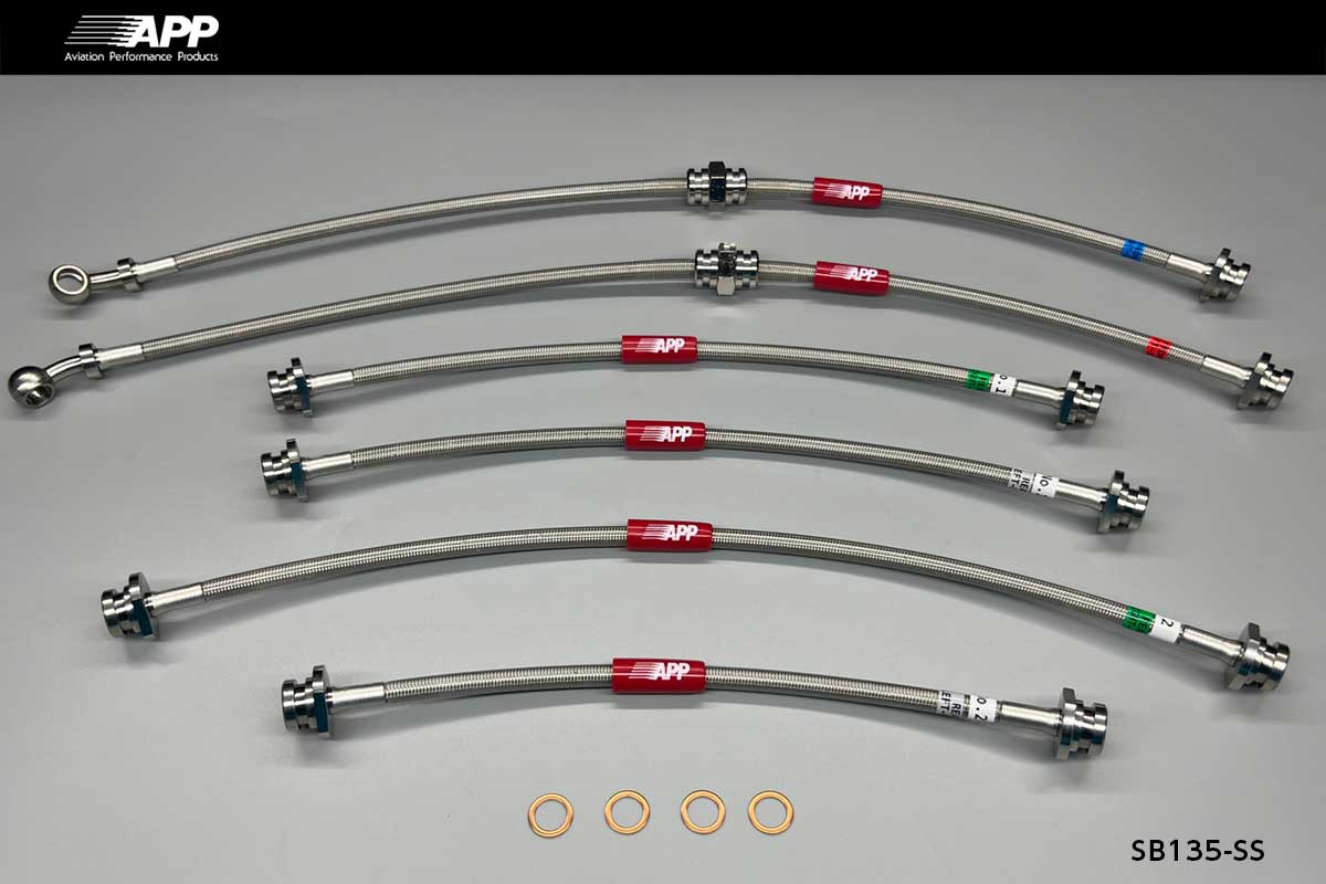 APP BRAKE LINE SYSTEM STAINLESS FITTING FOR SUZUKI JIMNY SIERRA (JIMNY SIERRA) JB74W SB135-SS