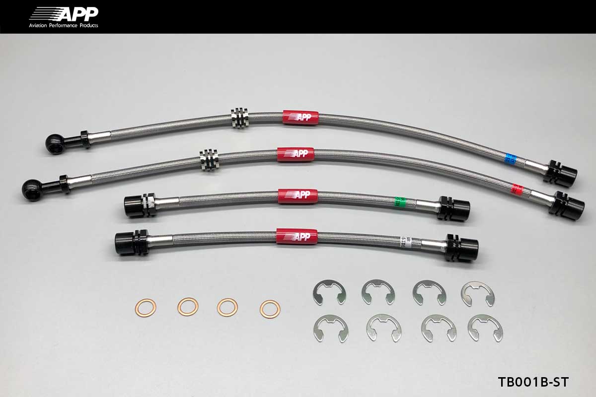 APP BRAKE LINE SYSTEM STEEL FITTING FOR TOYOTA STARLET EP71 TB001B-ST