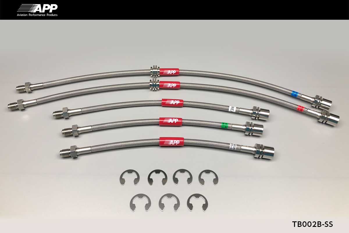 APP BRAKE LINE SYSTEM STAINLESS FITTING FOR TOYOTA COROLLA LEVIN AE86 TOYOTA SPRINTER TRUENO AE86 TB002B-SS