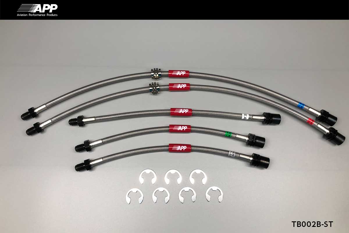 APP BRAKE LINE SYSTEM STEEL FITTING FOR TOYOTA COROLLA LEVIN AE86 TOYOTA SPRINTER TRUENO AE86 TB002B-ST