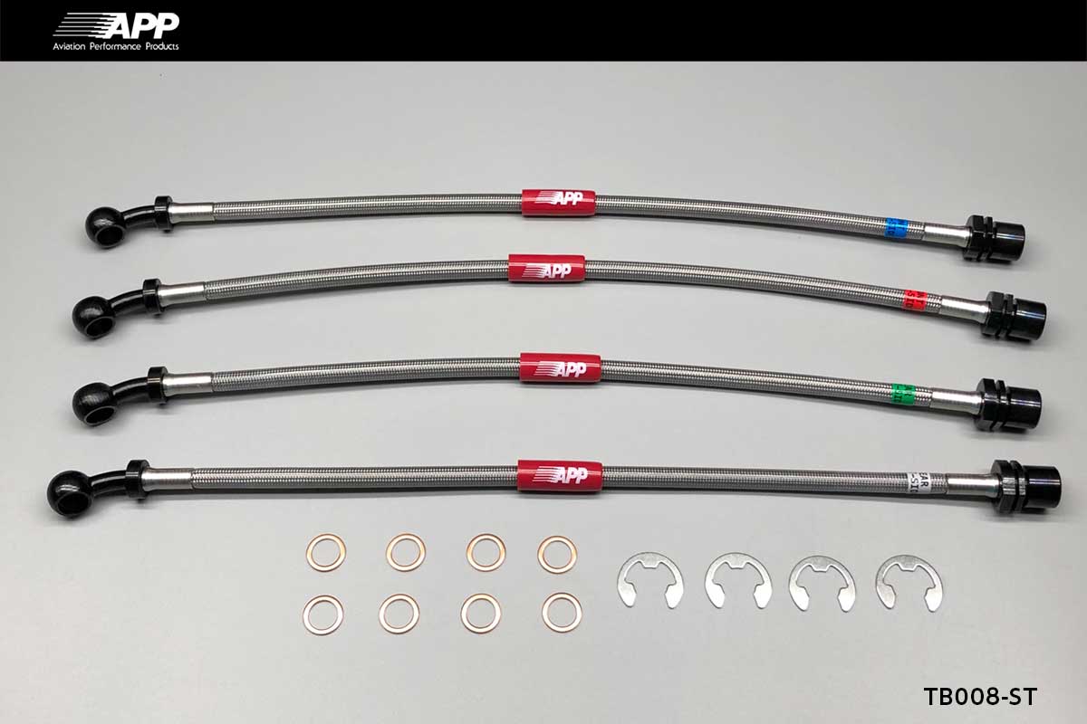 APP BRAKE LINE SYSTEM STEEL FITTING FOR TOYOTA ALTEZZA JSXE10 GXE10 TB008-ST