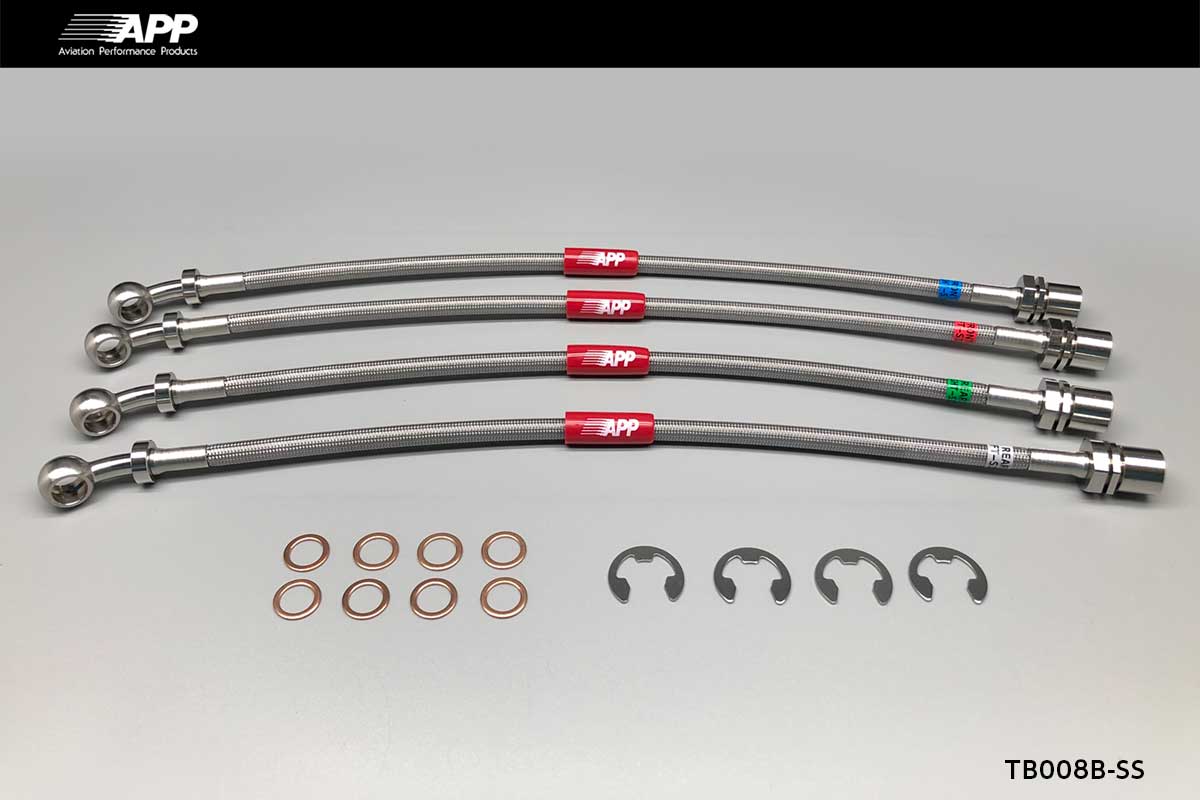APP BRAKE LINE SYSTEM STAINLESS FITTING FOR TOYOTA CROWN ESTATE JZS171W JZS175W GS171W TB008B-SS