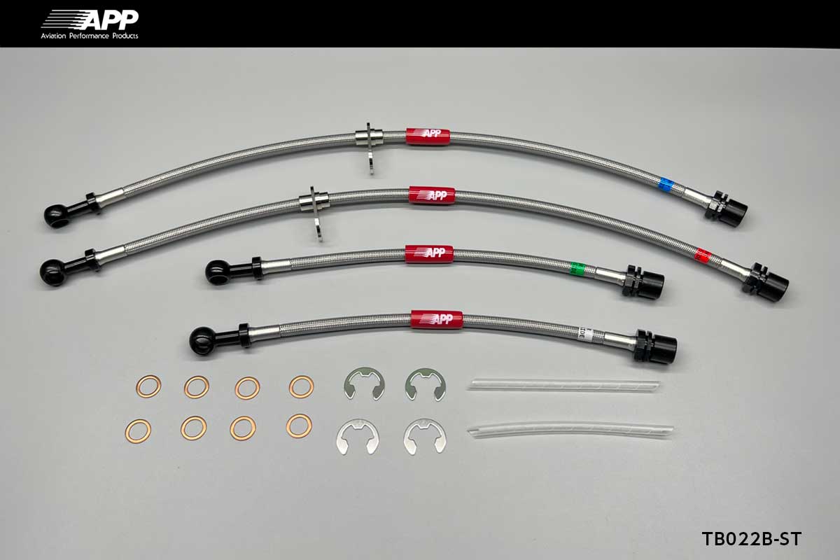 APP BRAKE LINE SYSTEM STEEL FITTING FOR TOYOTA COROLLA LEVIN AE101 AE111 TOYOTA SPRINTER TRUENO AE101 AE111 TB022B-ST