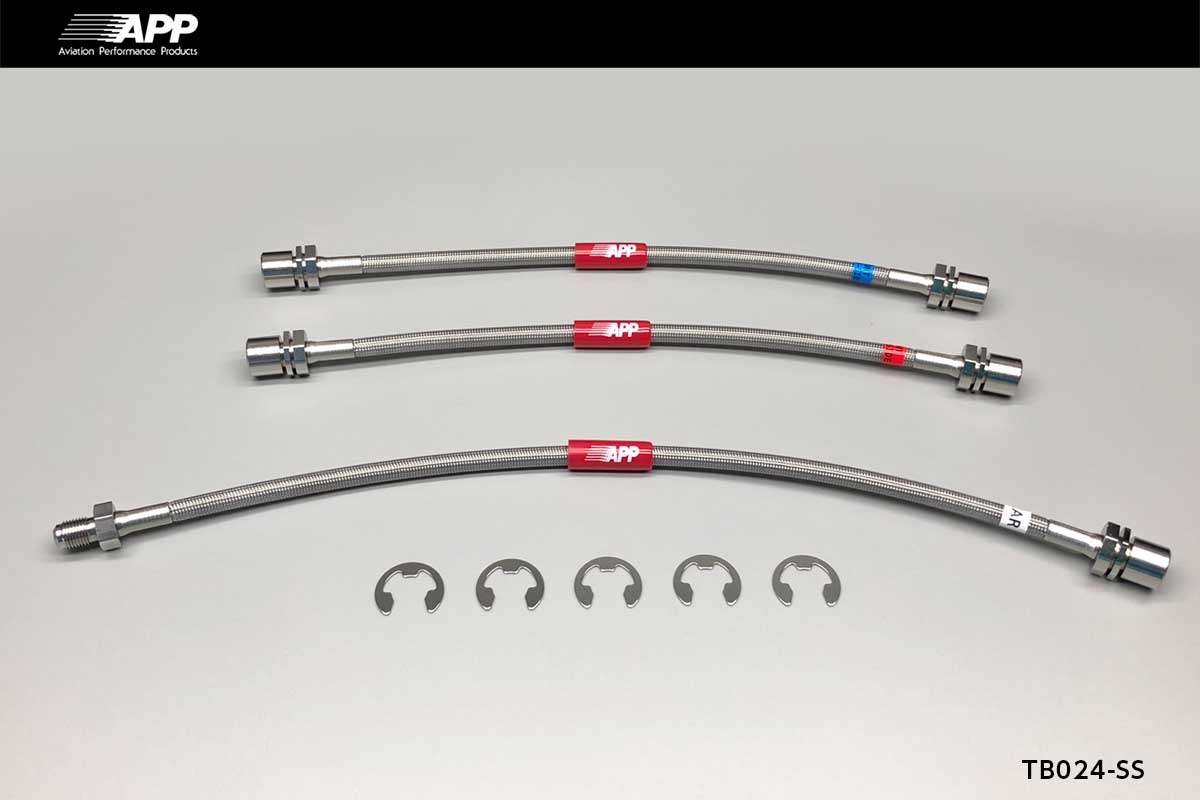 APP BRAKE LINE SYSTEM STAINLESS FITTING FOR TOYOTA HILUX SURF 185 SERIES TB024-SS