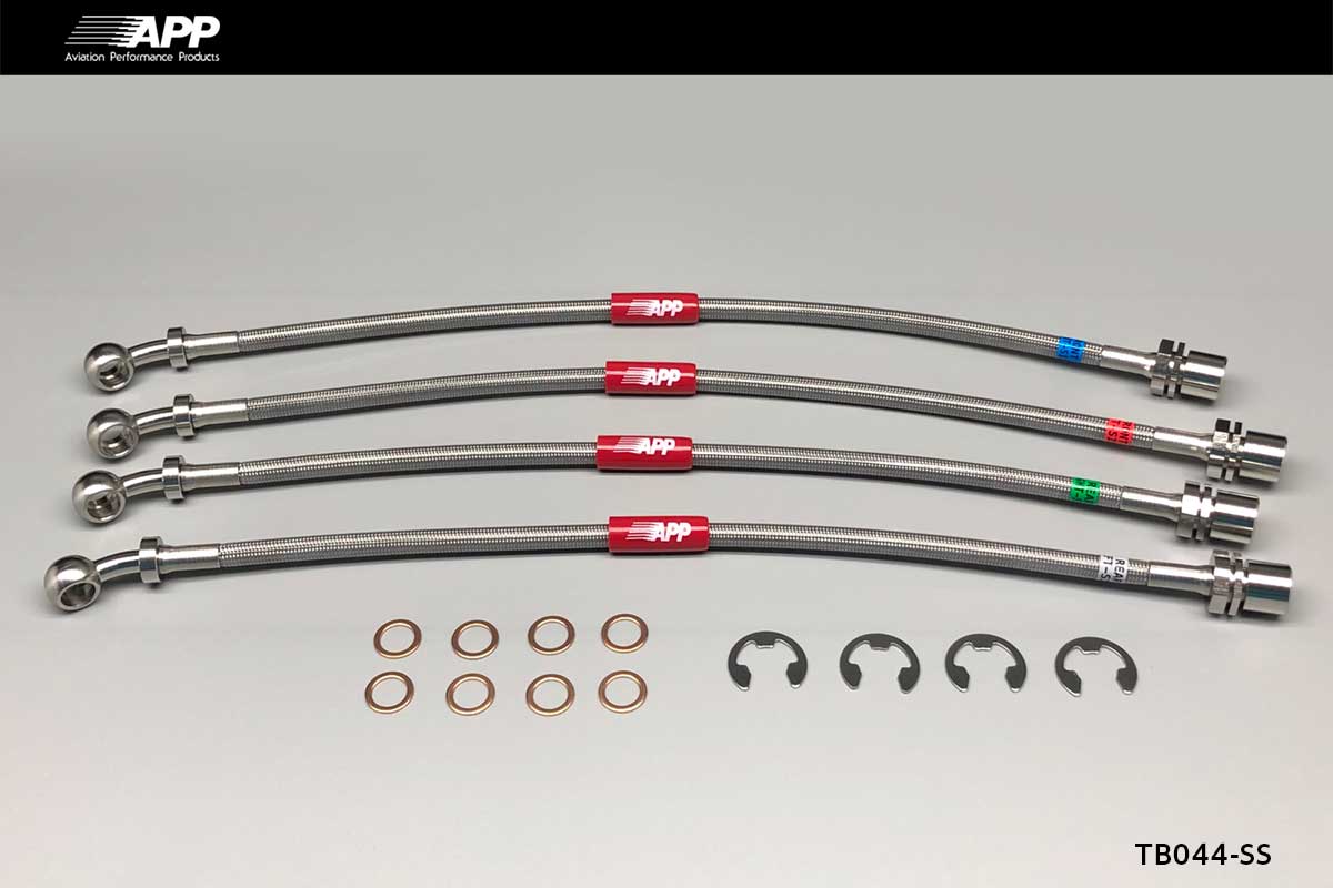 APP BRAKE LINE SYSTEM STAINLESS FITTING FOR TOYOTA MARK II BLIT GX110 JZX110 GX110W JZX110W TB044-SS