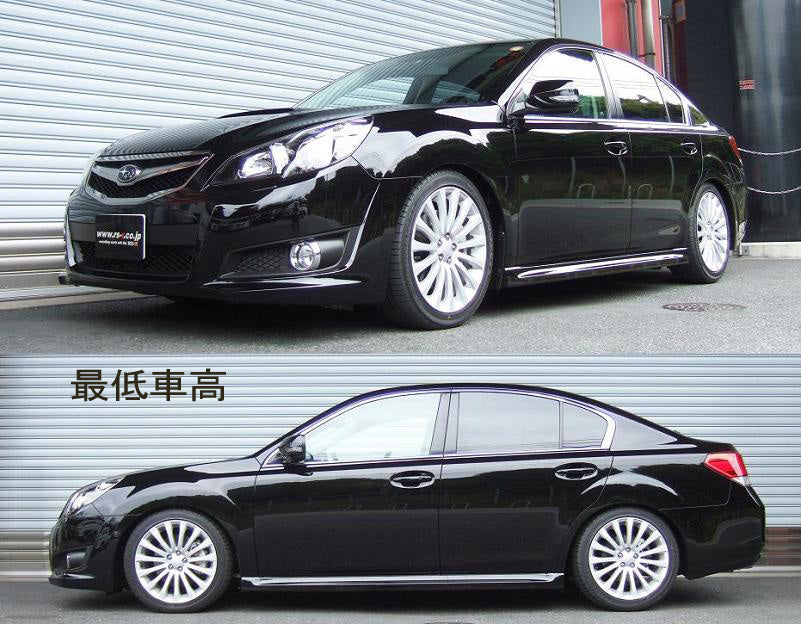 RS-R BEST-I COILOVER SUSPENSION RECOMMENDED SPRING RATE FOR SUBARU LEGACY B4 BM9 BIF015M