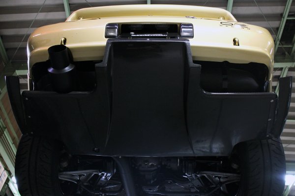 TOP SECRET REAR UNDER DIFFUSER PRO FOR NISSAN SKYLINE GT-R BNR32 TOP-SECRET-00374