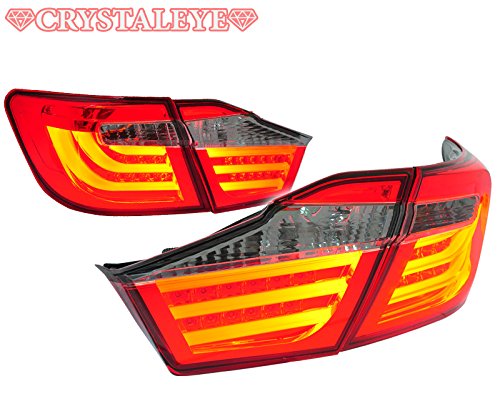 CRYSTAL EYE FIBER LED TAIL (RED SMOKE) FOR TOYOTA CAMRY 50  L026RS