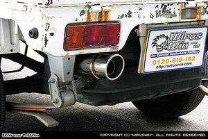 WIRUS WIN COMPACT MUFFLER POPPER TYPE FOR SUZUKI CARRY DC51T DC51B DD51T DD51B F6A WIRUS-WIN-00007