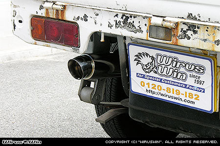 WIRUS WIN COMPACT MUFFLER SPORTS TYPE FOR SUZUKI CARRY DC51T DC51B DD51T DD51B F6A WIRUS-WIN-00006