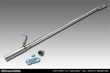 WIRUS WIN COMPACT MUFFLER RACING TYPE FOR SUZUKI CARRY EBD-DA63T KOUKI K6A WIRUS-WIN-00067