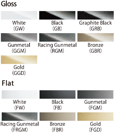 TWS CENTRAL CAP φ57 FLAT GUNMETAL TWS-57PA-FGM