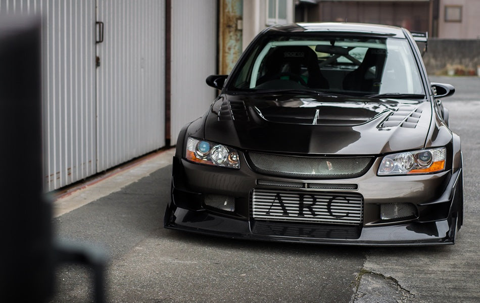 VOLTEX FRONT BUMPER SET- CIRCUIT VERSION FOR LANCER EVOLUTION CT9A EB-1+EBCS-2