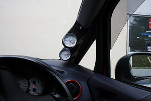 YR ADVANCE A-PILLAR CARBON METER HOOD DOUBLE FOR MITSUBISHI COLT YR-ADVANCE-00005