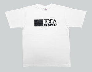 TODA RACING COTTON T-SHIRT SMALL WHITE 99900-TEE-W0S