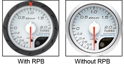 DEFI REPAIR PARTS REGULAR POSITION BEZEL ADVANCE METER, RACER GAUGE N2 Φ52 BLACK PDF07812G