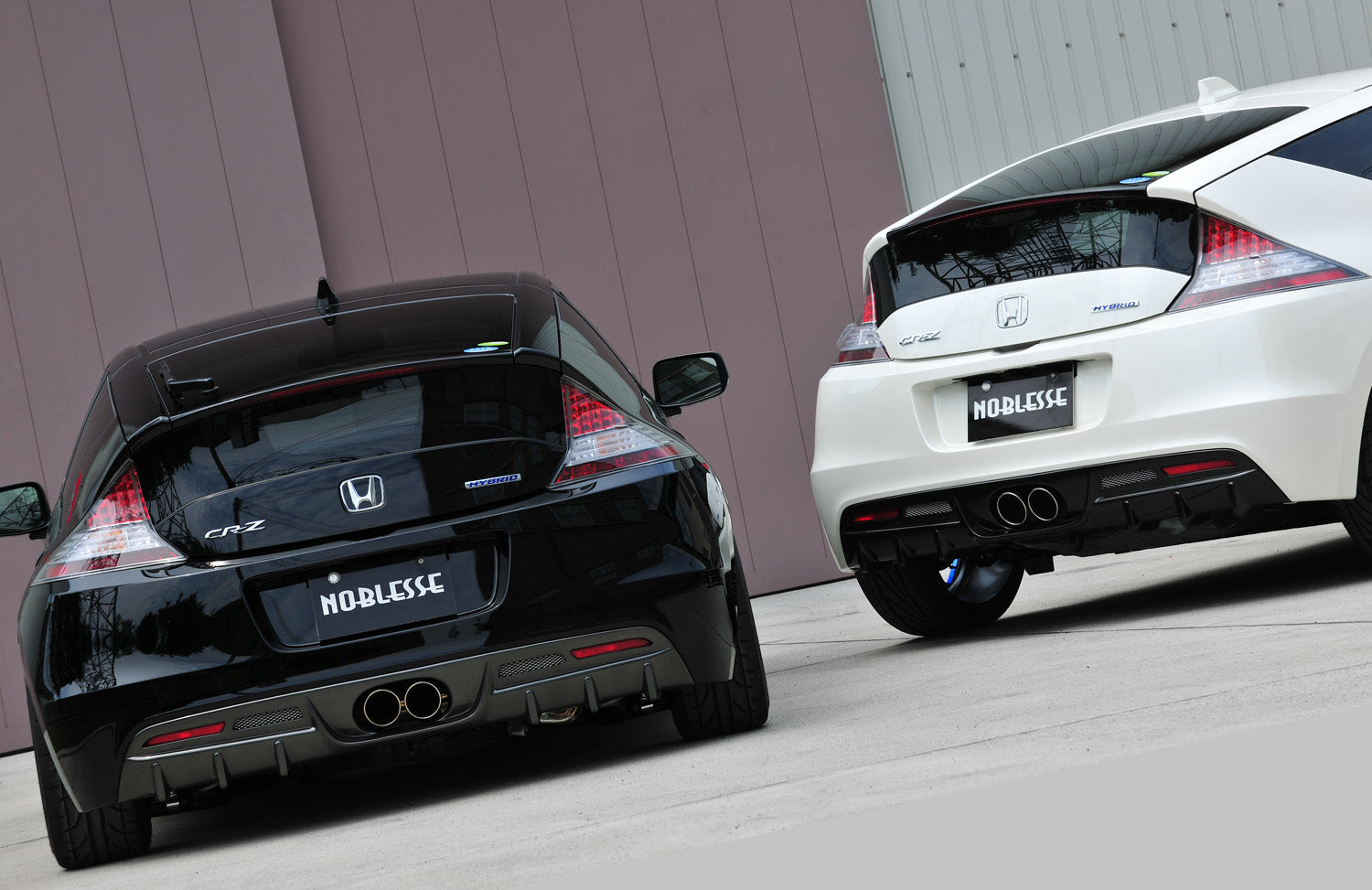 NOBLESSE  REAR DIFFUSER FRP BLACK METALLIC FOR HONDA CR-Z ZF1 ZF2 NRD-ZF1-209