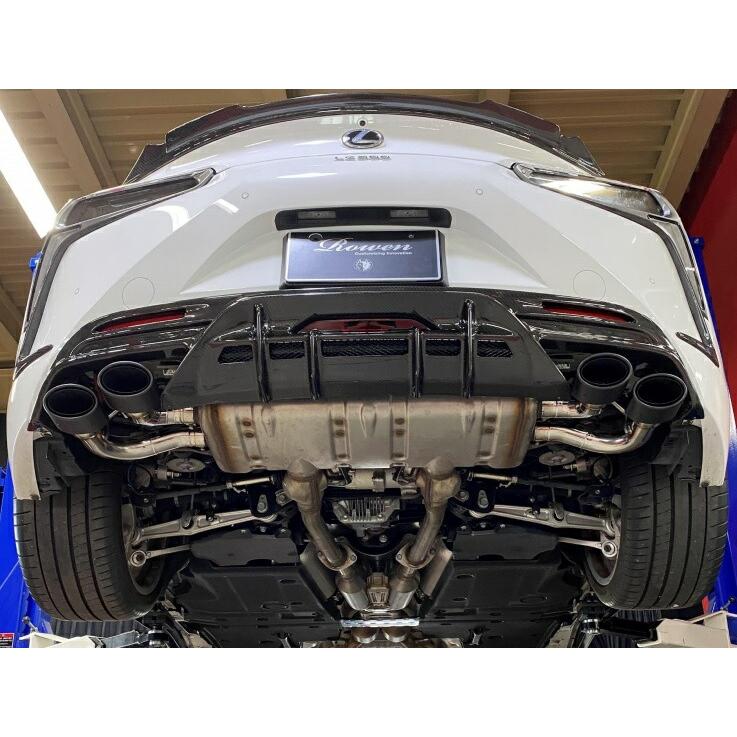 ROWEN EXHAUST MUFFLER CUTTER CARBON TAIL FOR LEXUS LC500 1L007Z30