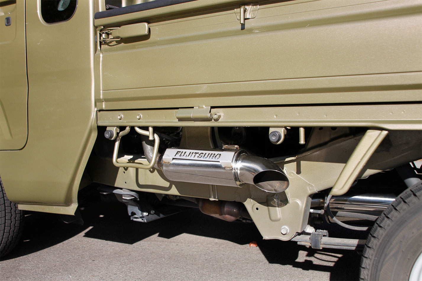 FUJITSUBO A-K EXHAUST FOR DAIHATSU HIJET TRUCK JUMBO 4WD 2021 MINOR CHANGE S510P 740-71805