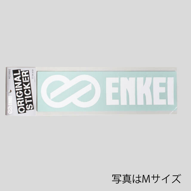 ENKEI ENKEI LOGO STICKER WHITE M ST-EK-MW