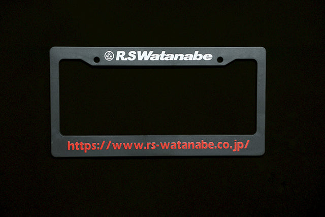 RS WATANABE LICENSE PLATE FRAME (FOR OVERSEAS LICENSE PLATES) RS-WATANABE-00037