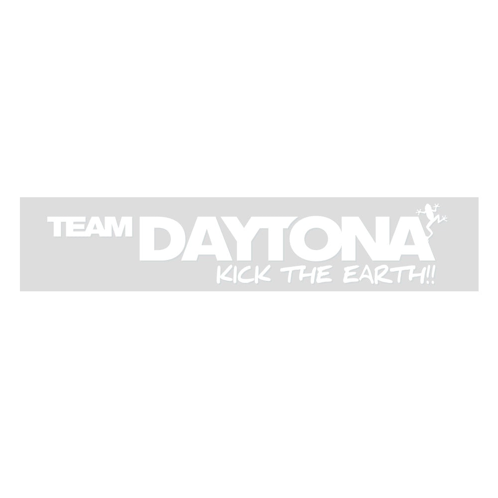 RAYS NO.31 TEAM DAYTONA KICK THE EARTH STICKER 250MM WHITE FOR  740402100000WH