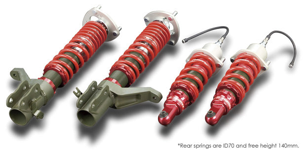 TODA RACING FIGHTEX COILOVER KIT TYPE DA GREEN CHROMATE SPEC FOR HONDA INTEGRA TYPE R DC5  51520-DC5-000-GREEN-CHROMATIC