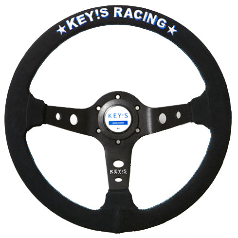 KEY'S RACING ORIGINAL STEERING WHEEL 07Y 330 DEEP SUEDE SW01047-1	