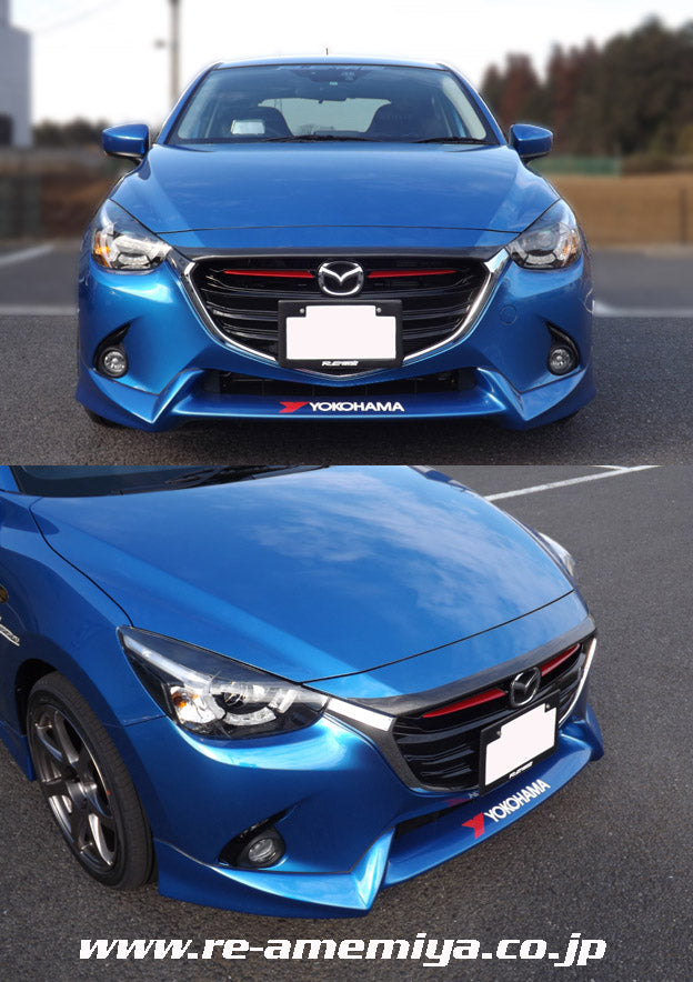 RE-AMEMIYA ZENKI FRONT SKIRT FRP FOR MAZDA DEMIO DJ D0-077030-203