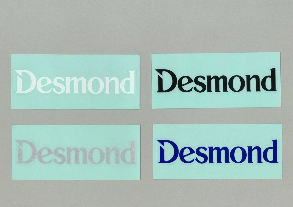DESMOND GENERAL PURPOSE STICKER "DESMOND" BLUE DESMOND-00074