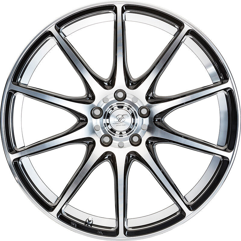 5ZIGEN D-EURO SPORT 18X7.5 +52 5-114.3 BLACK POLISH 5ZIGEN-00006