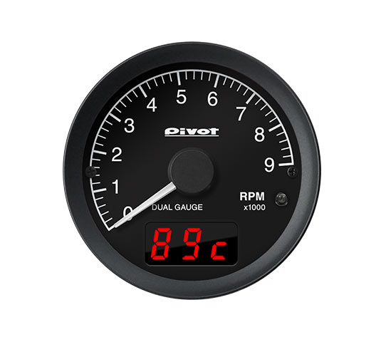 PIVOT DUAL GAUGE RS TACHOMETER WHITE LIGHTING OBD FOR HONDA ZEST SPARK JE1 2 P07A (NA) DRX-T