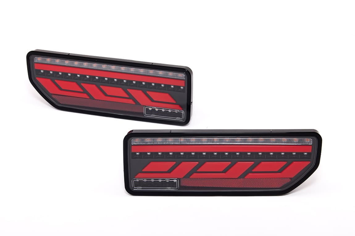 SHOWA GARAGE LED TAIL LAMP CLEAR LENS RED BAR FOR SUZUKI JIMNY JB64 JB74 JC74 E00160