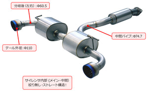 HKS SSR SUPER TURBO MUFFLER TI FOR TOYOTA GR YARIS GXPA16 KOUKI G16E-GTS 31030-AT002