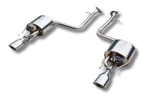 EXART IVSC MUFFLER TITANIUM OVAL TAIL (120MM WIDTH) EXHAUST EXHAUST FOR LEXUS IS350 3BA-GSE31 2GR-FKS EA01-LX115-TITANIUM-OVAL-TAILPIPE-120MM-WIDTH